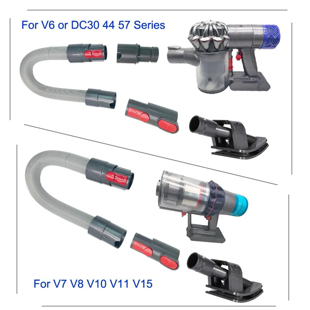Фото AD24 2 шт. адаптер для Dyson Erconvert V6 V7 V8 V10 к V6 DC30, DC31, DC34, DC35, DC44, DC45, DC56, DC57 серии DC №3