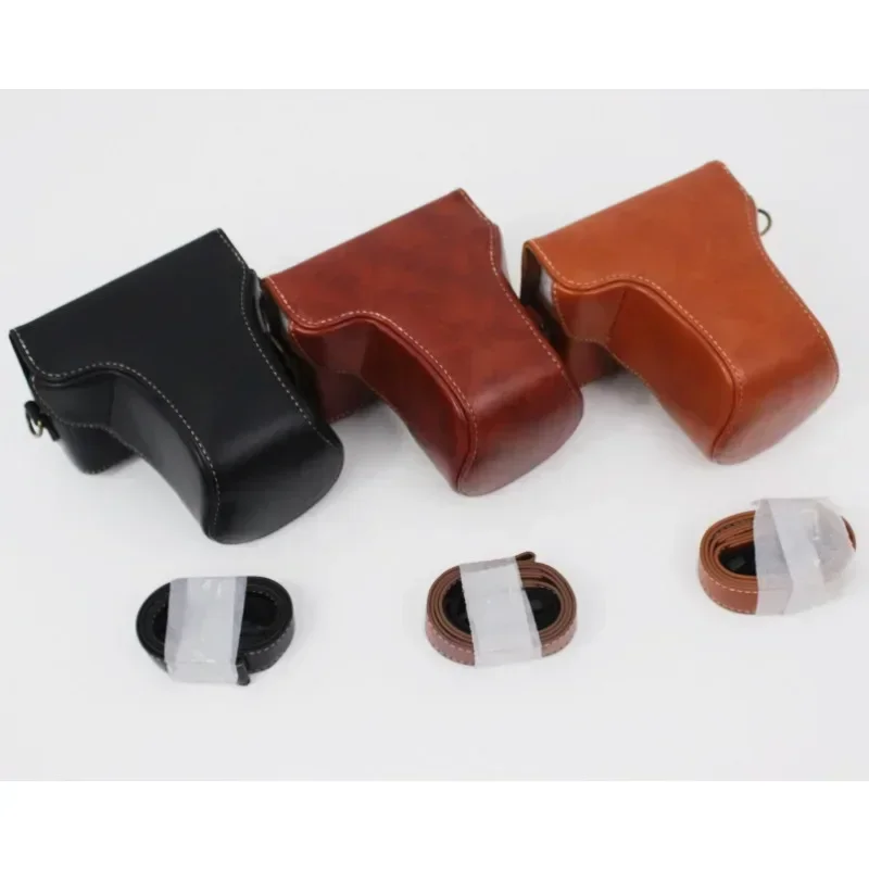 Сумка на плечо из искусственной кожи в стиле ретро для камеры Canon EOS M200 M100 M10 с