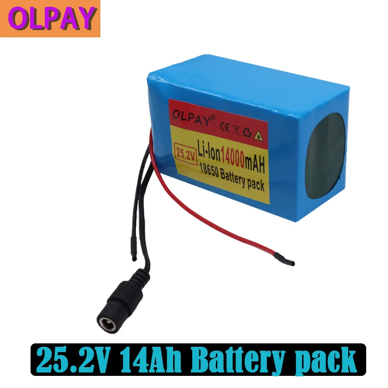 

100% New 24V 14ah 6S3P 18650 Battery Lithium Battery 25,2 V 18000mah Electric Bike / Electric Bike / Li Ion Akku
