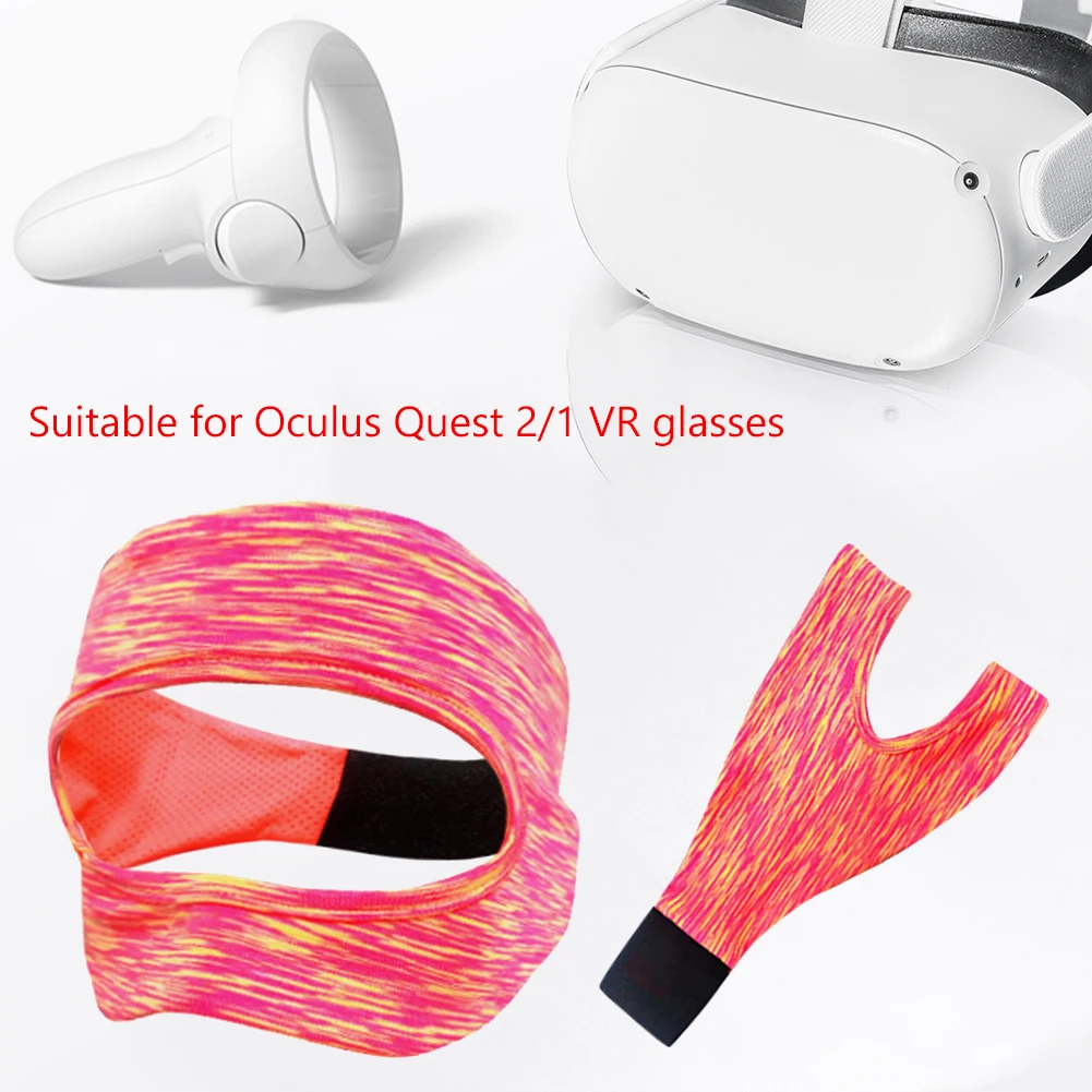 

Breathable Eye Mask Cover For Oculus Quest 2 1 Accessories VR Glasses Sweat Band Virtual Reality Headset For Quest 2 1 HTC Vive