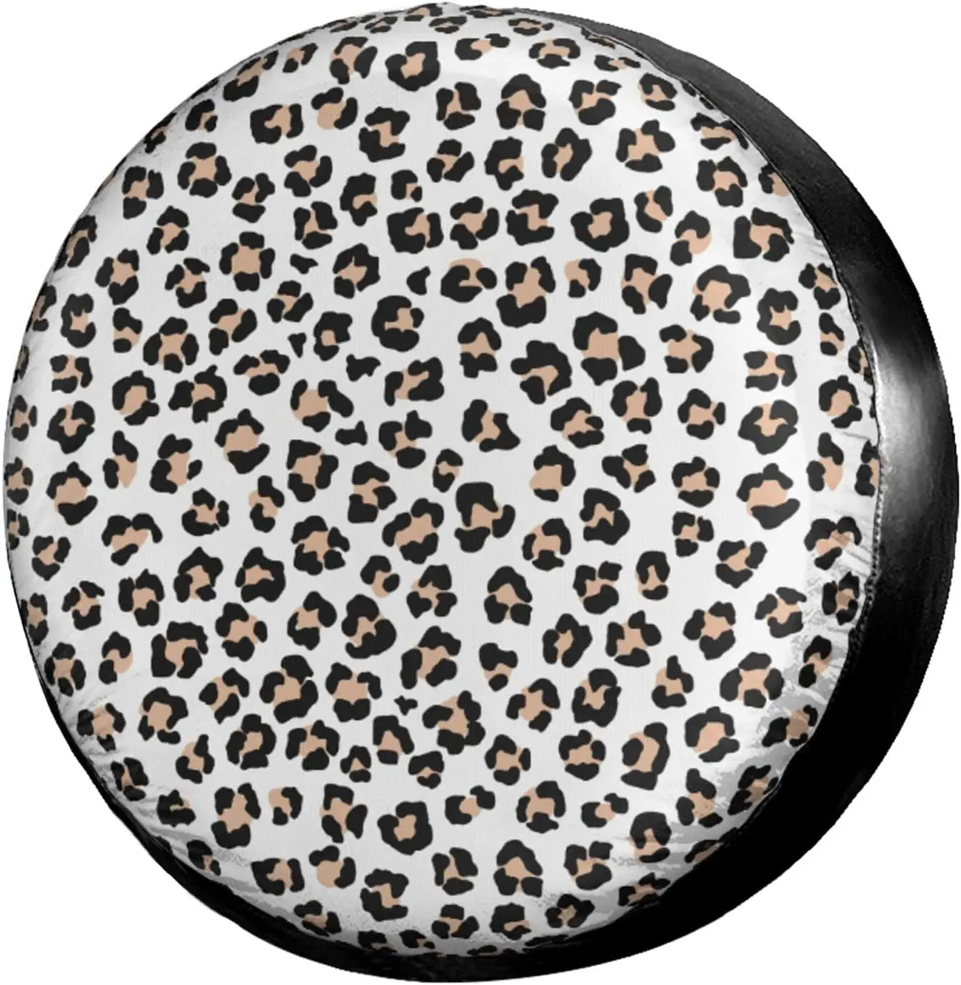 

Wild Animal Leopard Skin Print Spare Tire Cover Waterproof Dust-Proof UV Sun Wheel Tire Cover Fit