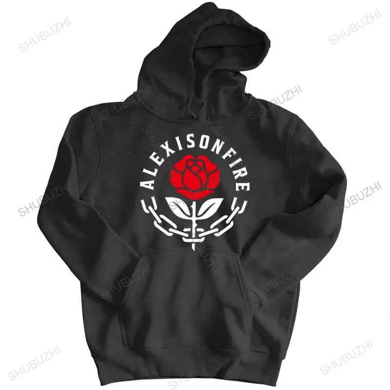 

homme autumn warm coat black New Alexisonfire Rock Band Rose Logo Black Menhoodie For Youth Middle-Age The Old jacket