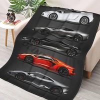 21st century fighting bulls throws blankets collage flannel ultra soft warm picnic blanket bedspread on the bed
