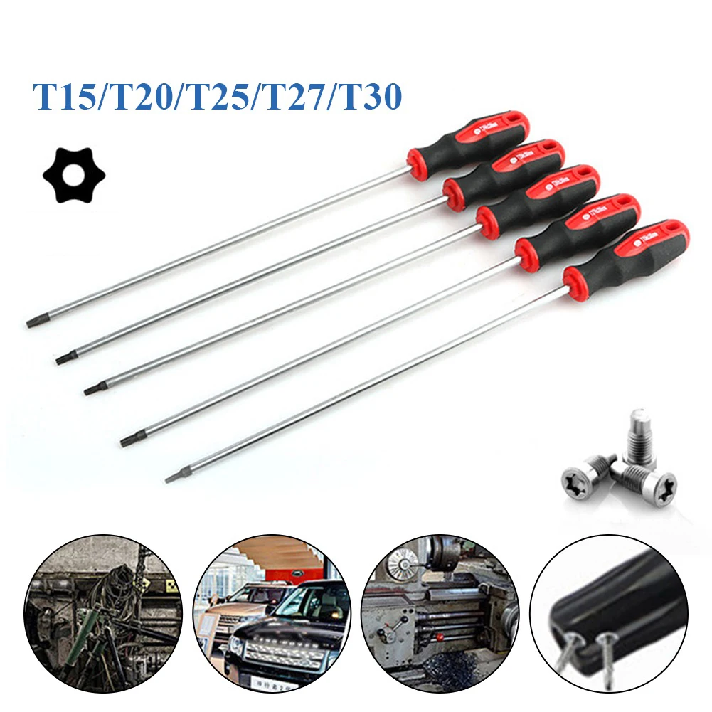 1pc 400mm Screw Driver Torx T15/T20/T25/T27/T30 Extra Long Torx Screwdriver Magnetic Screw Drive Home Repair Tools images - 6