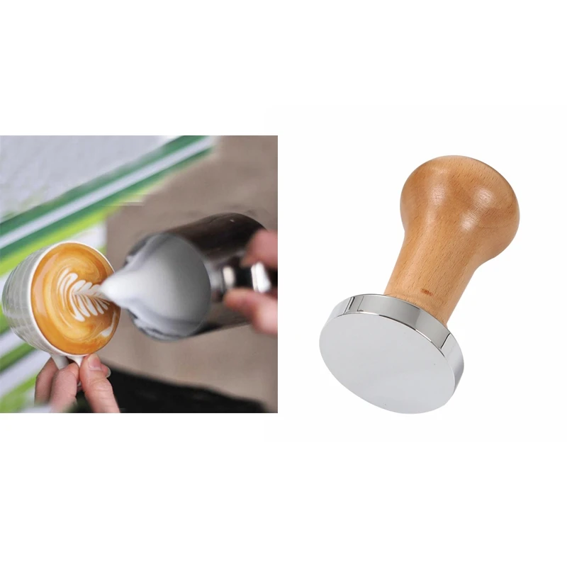 

Аппарат для приготовления кофе эспрессо с деревянной ручкой, 51 мм и 350 мл