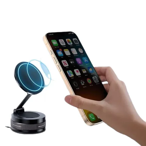 Универсальный дизайн 360° °   Регулируемый магнитный автомобильный держатель для телефона, складной вакуумный кронштейн, автомобильный держатель, крепление для автомобильного стола, ванной комнаты