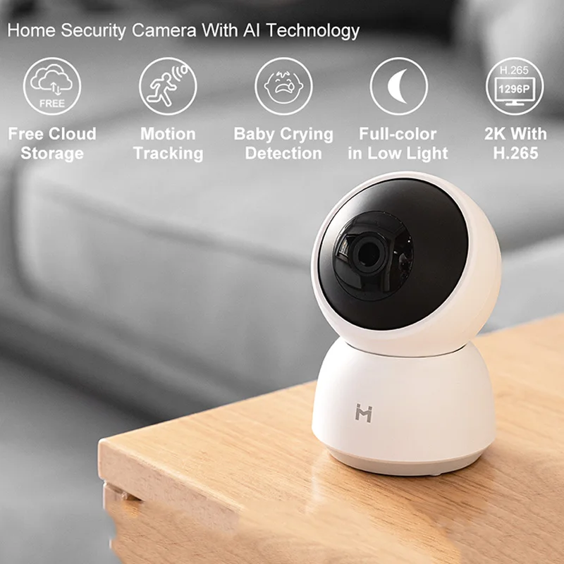 Умная IP-камера Imilab A1 веб-камера 2K 1296P HD Wi-Fi панорамная камера видеонаблюдения с