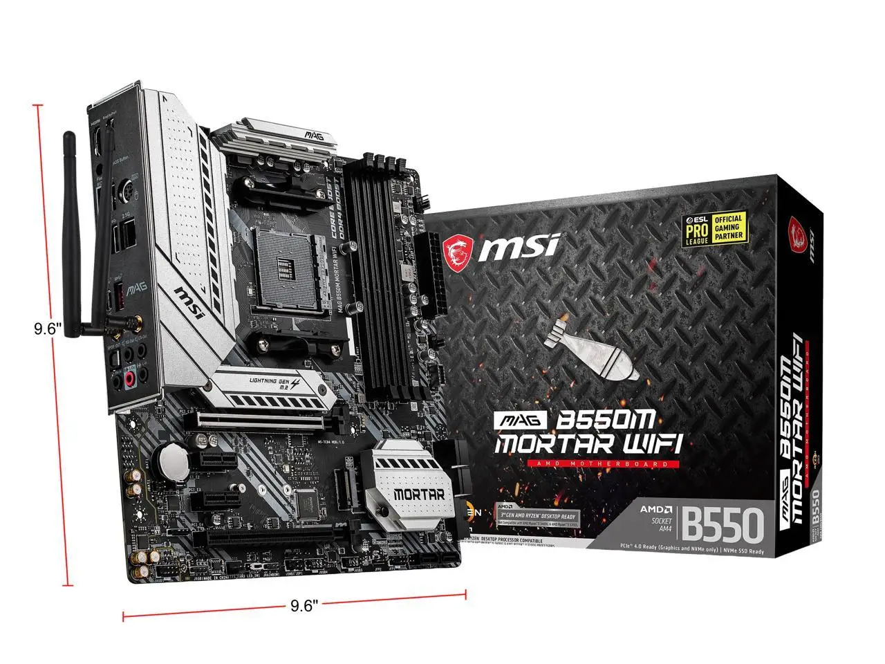 

Материнская плата MSI MAG B550M, с WIFI разъемом, AM4 B550, DDR4 PCI-E 4.0, поддержка RYZEN 9 5900X, разгон, Bluetooth 5,1 Micro ATX