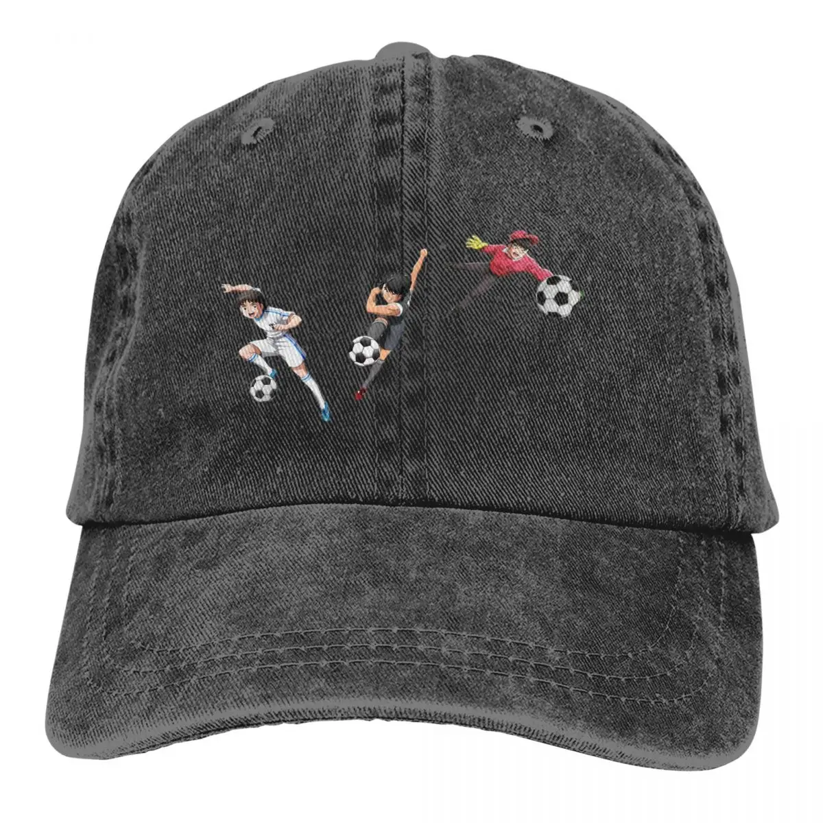 

Summer Cap Sun Visor Play Hip Hop Caps Captain Tsubasa GOAL!Love Football Cowboy Hat Peaked Hats