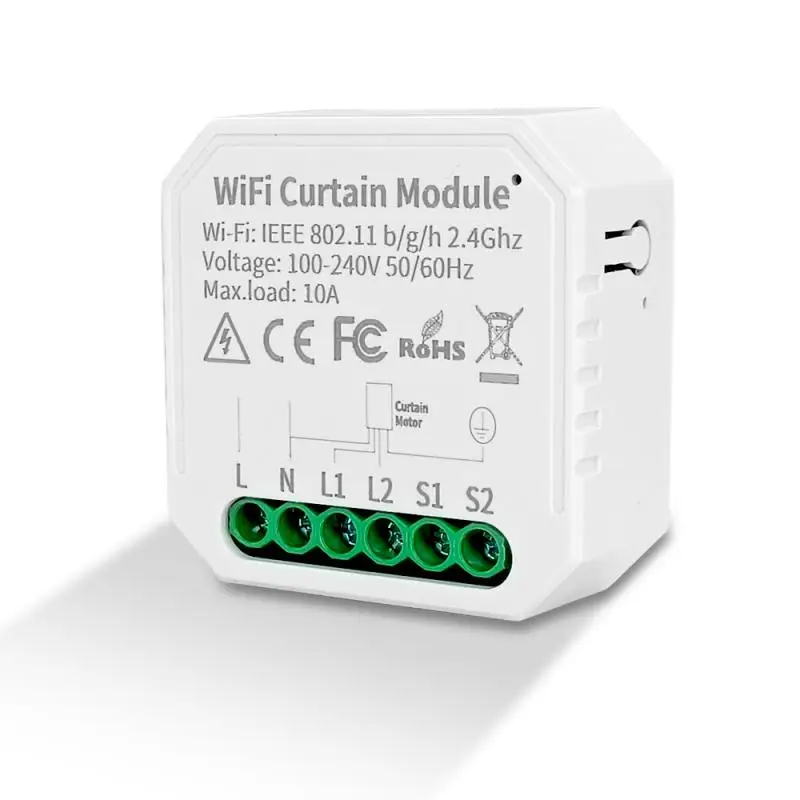 

Смарт-контроллер для штор Tuya, Wi-Fi, управление через приложение