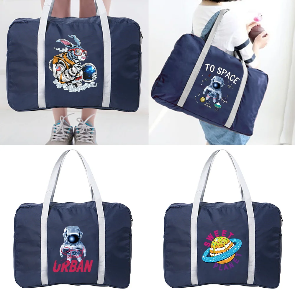 

Luggage Travel Bag Outdoor Sport Make Up Astronaut Series Phone Sundries Handbag Toiletries Duffle Portable Clothes Folding Pack