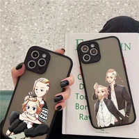draken tokyo avengers revenger anime cute phone case matte transparent for iphone 7 8 11 12 13 plus mini x xs xr pro max cover