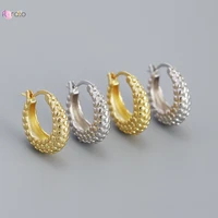 high quality french earrings s925 sterling silver needle earrings for women ins metal wind retro niche design fashion earrings