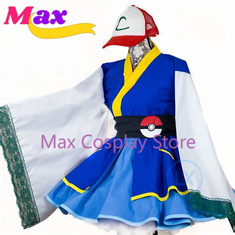 Max Anime Game Film Characters Kimono Dress Cosplay Costume Lolita Full Sets Custom Made Female Halloween Gift