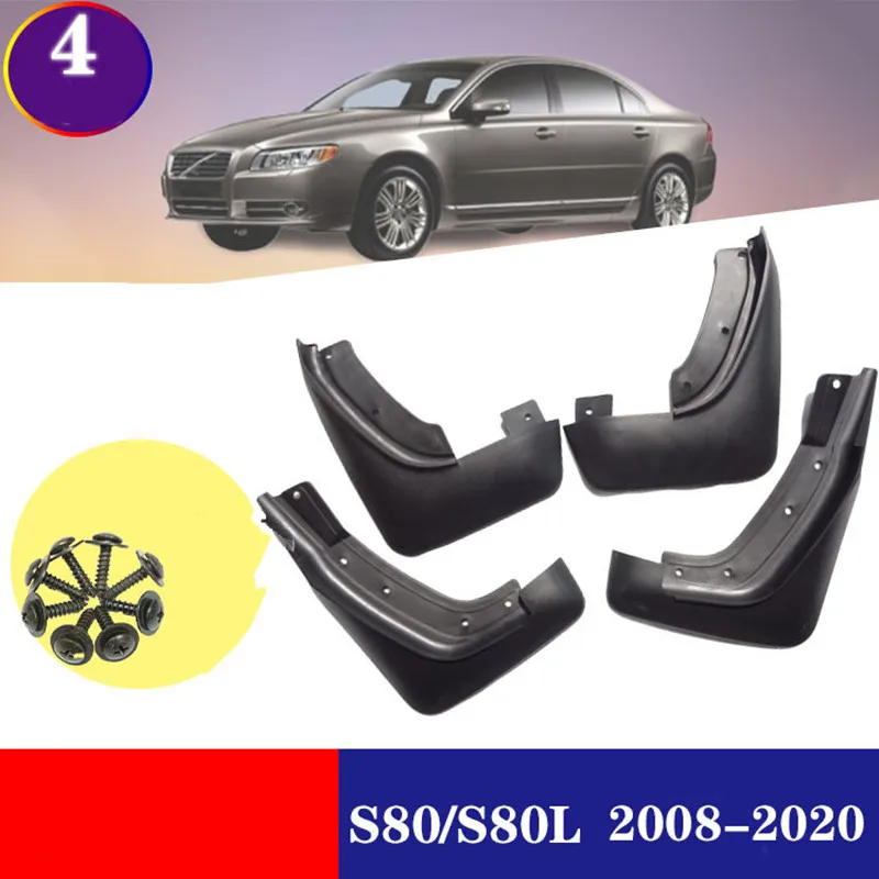 

Front Rear Car Mudflaps for Volvo S80 S80L 2007~2020 Mud Guard Mud Flaps Mudguards Accessories Splash Guards fender