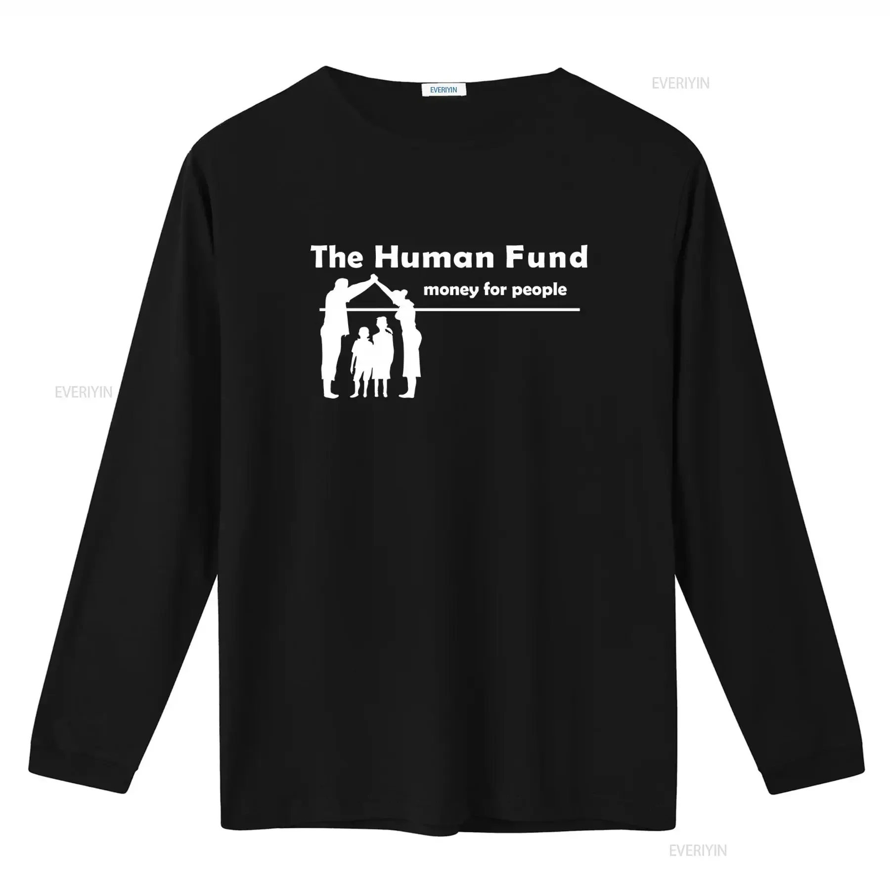 Фото Футболка в честь Сайнфелда: дизайн Human Fund «Деньги для людей», мерч Джорджа Костанзы, винтажная реплика сувенирной продукции №2