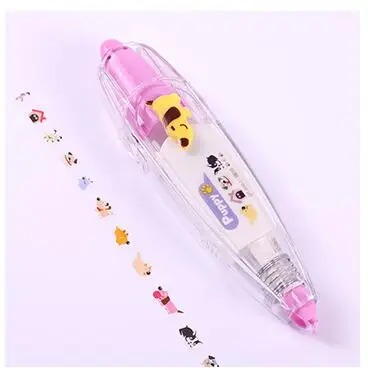 

Декоративная Корректирующая лента Kawaii с животными, кошкой, пандой, собакой, для скрапбукинга, дневника, канцелярские принадлежности, школьные принадлежности