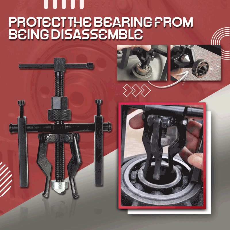 

Car Inner Bearing Puller 3 Jaw Bearing Puller Tool Wheel Pulley Removal Extractor Multifunctional Automotive Machine Tool Kit