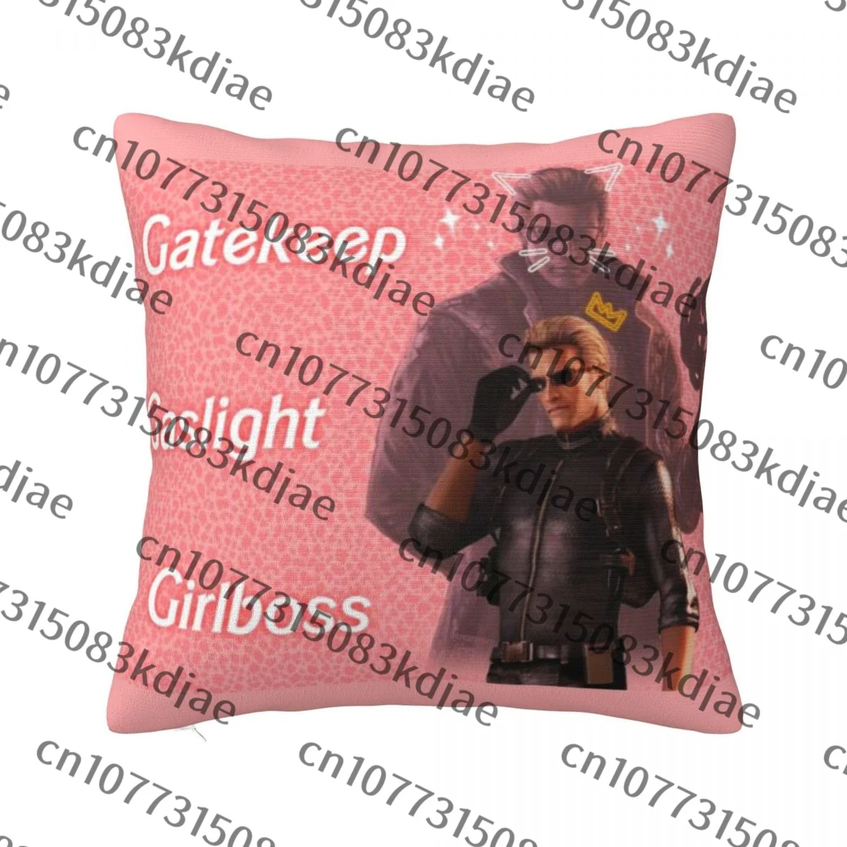 Wesker Gaslight Gatekeep Girlboss подушка для фотографий