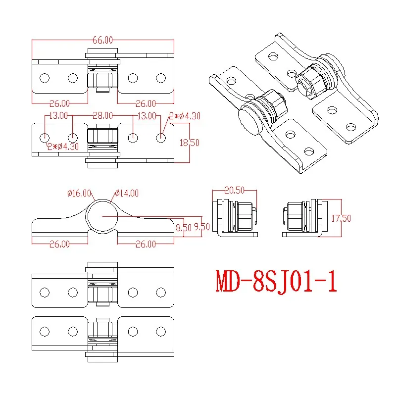 Регулируемый шарнир для вала крутящего момента 1-120 кгс
