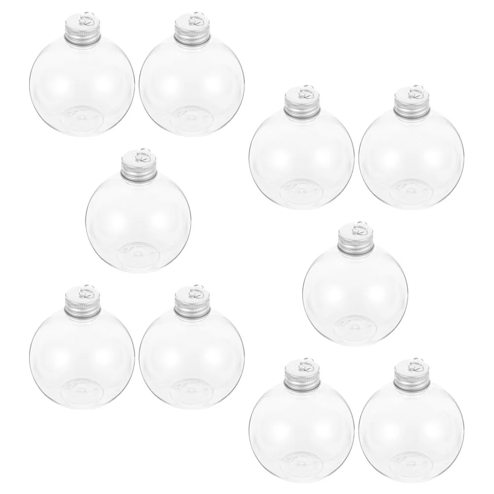 

Spherical Bottle Yogurt Containers Juice Storage Bottles Airtight Empty Plastic