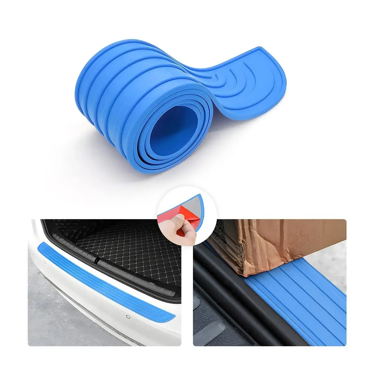 

Новая защита от царапин для заднего бампера, резиновые молдинги для заднего бампера