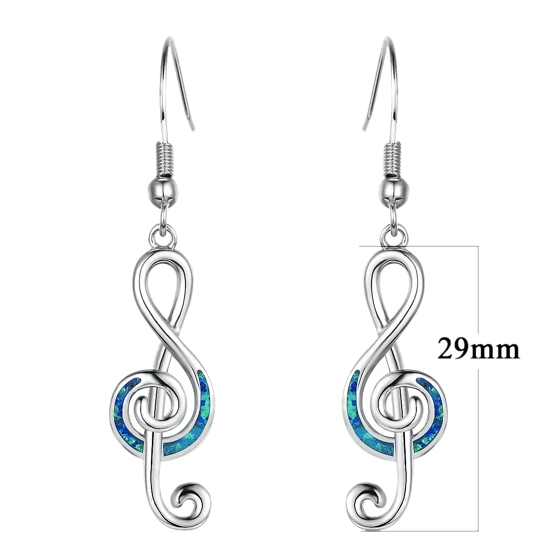 

Exquisite Musical Symbol Earrings Treble Clef Note Earrings Earrings Note Earrings Temperament Female Earring