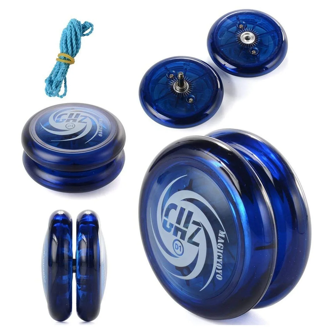 MAGICYOYO отзывчивый йойо D1 GHZ пластиковая петля 2A мяч с 6 струнами перчатками сумкой