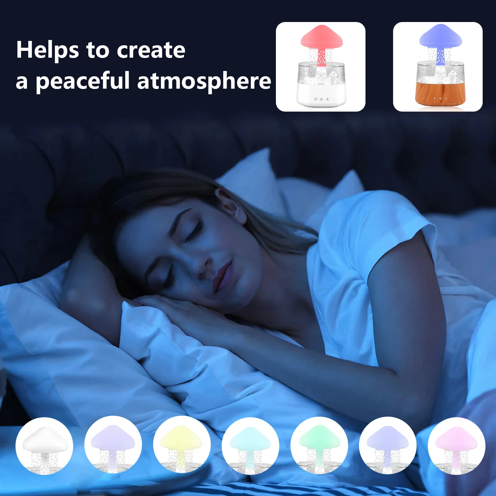 

Увлажнитель воздуха в виде дождя и облака с 7 цветами освещения регулируемый увлажнитель воздуха в виде дождя и облака расслабляющий увлажнитель воды в виде дождя