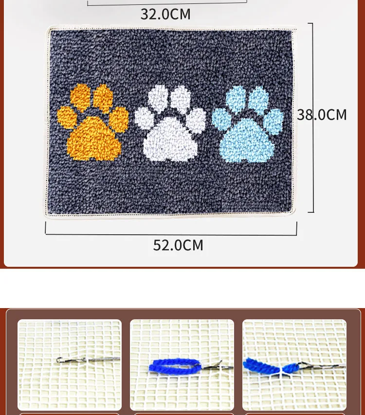 Набор для вышивки сделай сам с крючком-защелкой