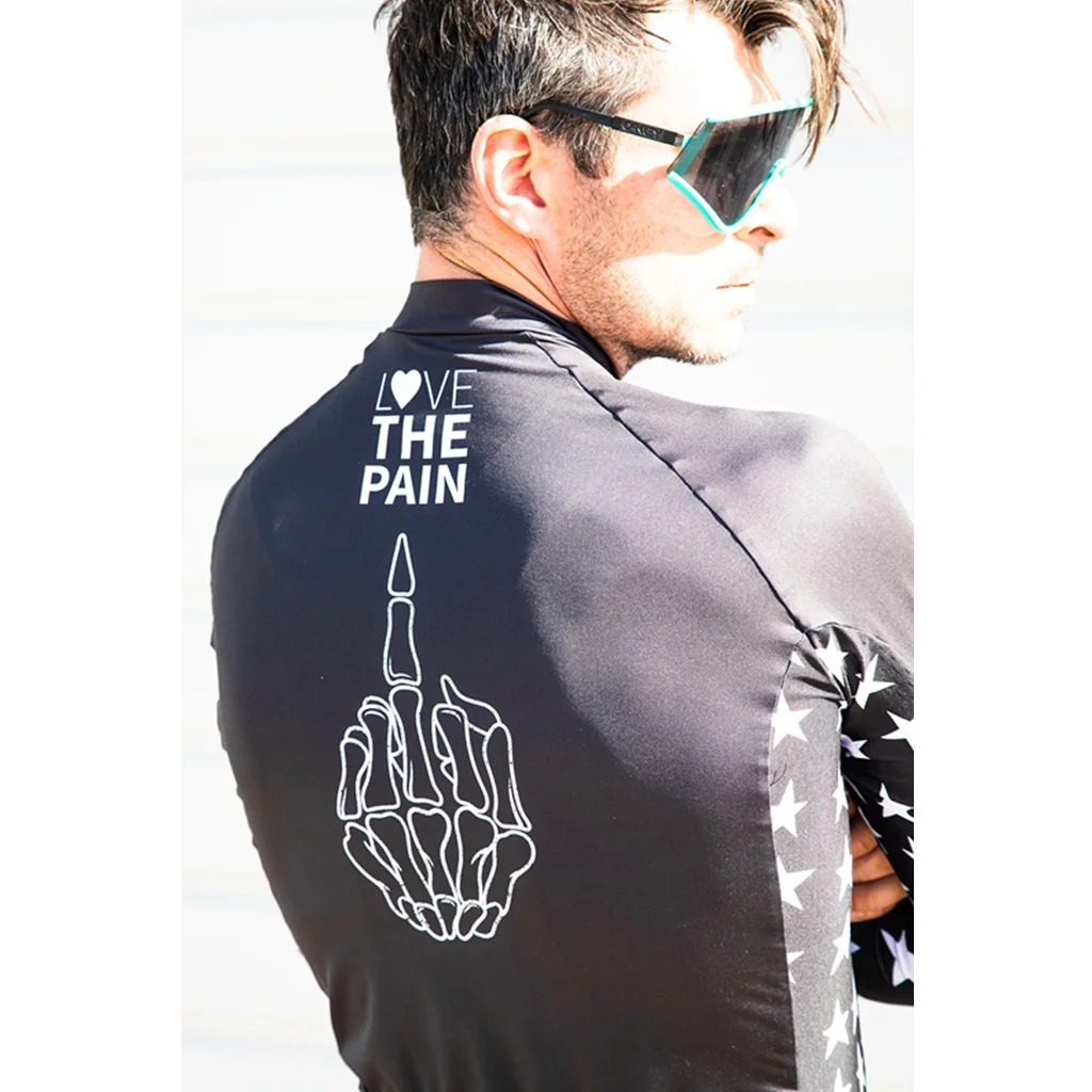 Весенний велосипедный трикотаж с длинными рукавами Love The Pain Aero Race Bike Одежда Pro Bicycle