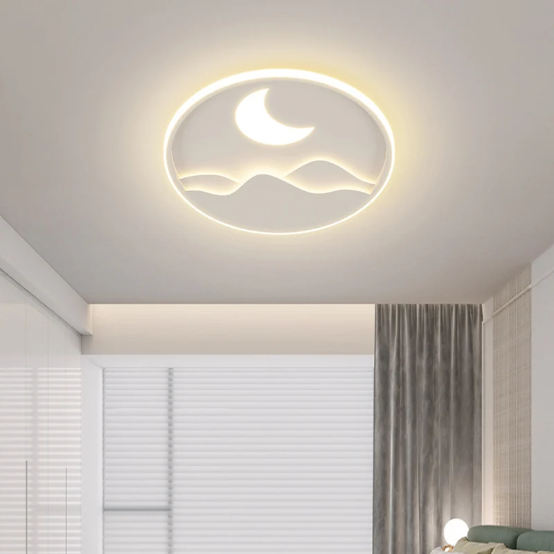 

Modern Unique Design Round Metal Led Ceiling Lights Bedroom Nordic Mounted Ceiling Lamp Led Luminarias Indoor Lighting Fixtures