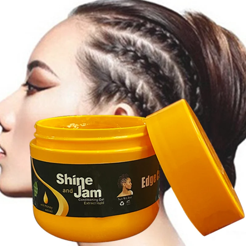 

Hair Styling Wax Cream for Women 24 Hour Strong Hold Non-greasy Smoother Edge Tamer Pomade Edge Control Gel Hair مثبت شعر