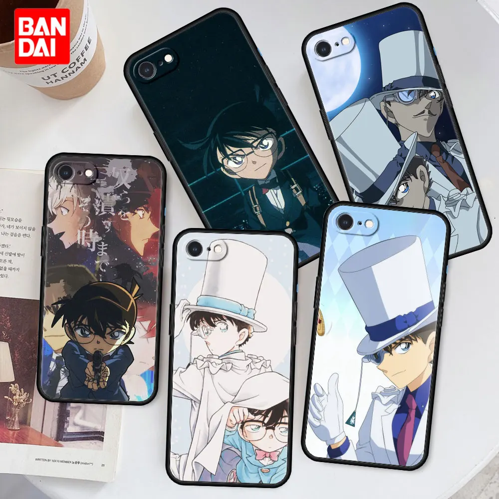 

Detective Conan Phone Case for Apple iPhone 8 7 6 6s Plus X XS Max XR Se 2020 7plus 8plus Xsmax Casing Japan Couple Korea Coque