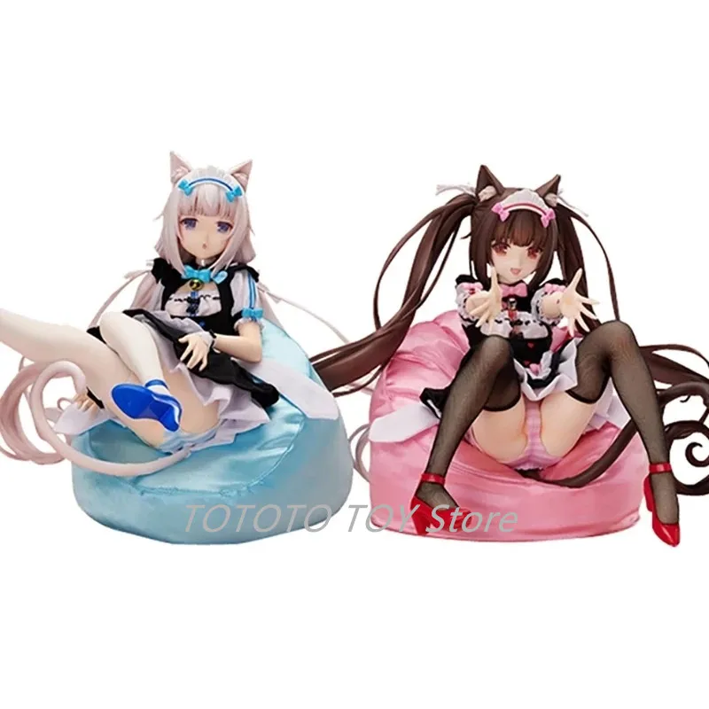 

Native BINDing NEKOPARA Chocola Vanilla 1/4 Scale Girl PVC Action Figure Anime Real clothes Figure Model Adult Toys