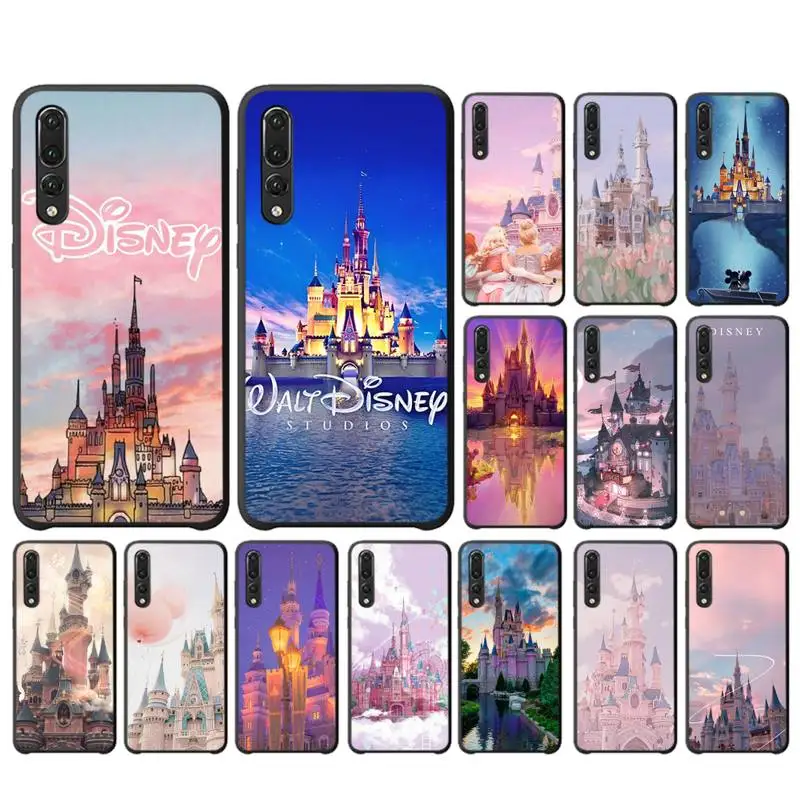 

Disney Castle Phone Case for Huawei P30 40 20 10 8 9 lite pro plus Psmart2019
