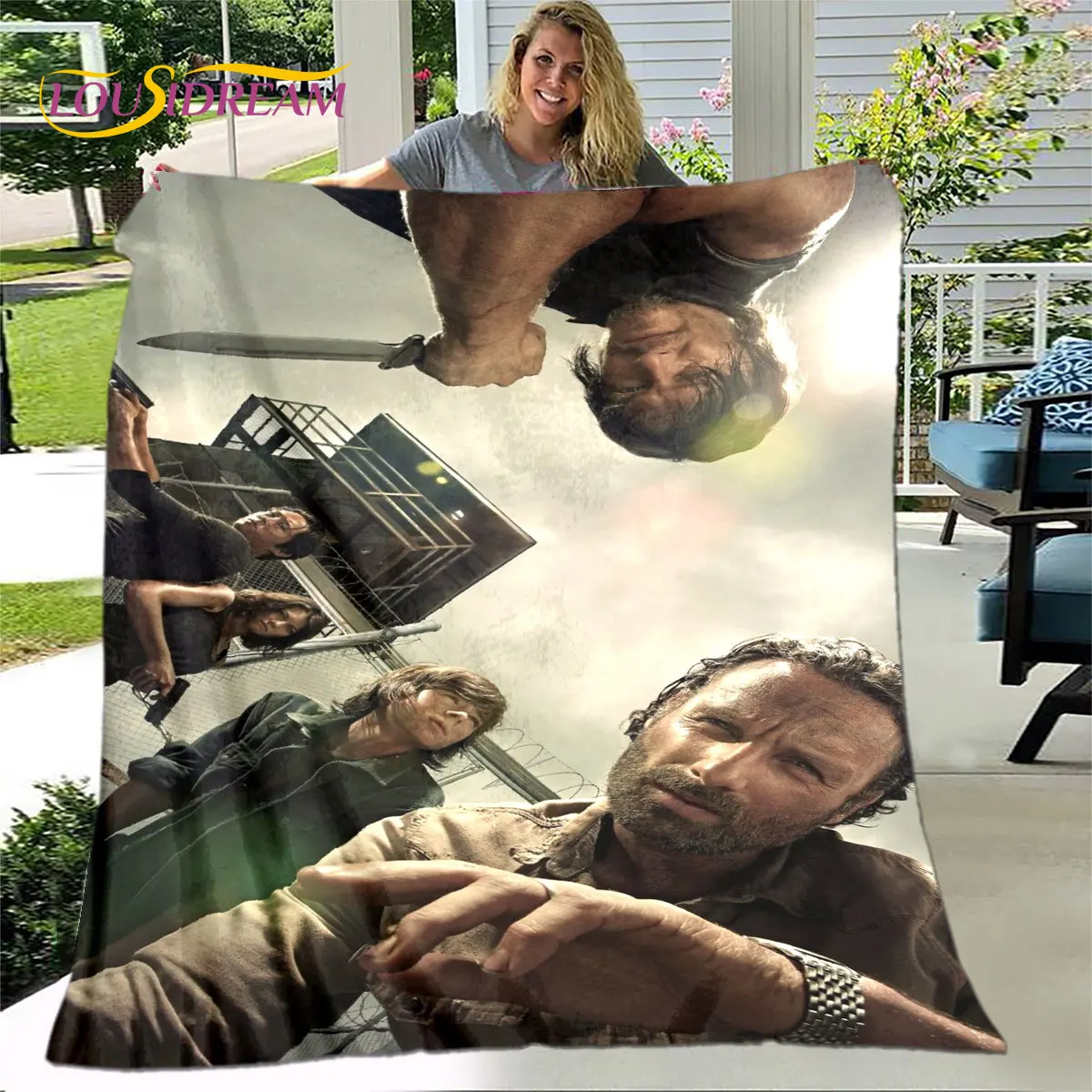 

LOUSIDREAM Ходячие мертвецы плед флис