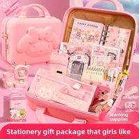 Набор канцелярских принадлежностей «назад в школу», Подарочная коробка, высокоэстетические товары для студентов, учебные принадлежности, подарок на день рождения, набор канцелярских принадлежностей