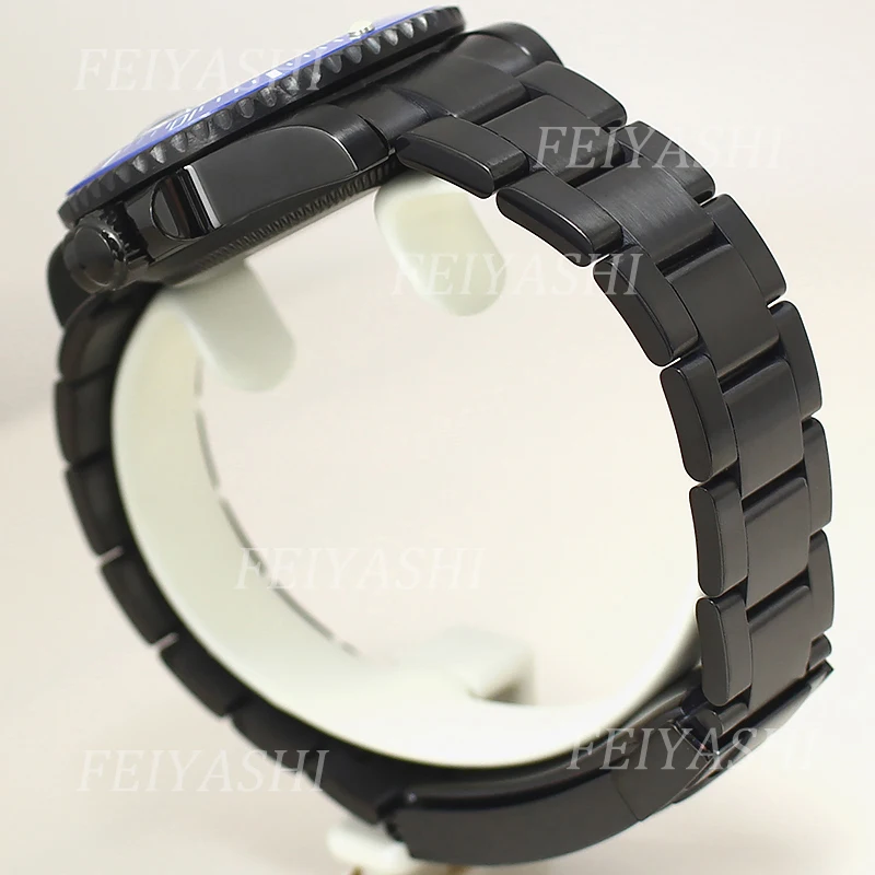 Мужские черные часы 40 мм модель Φ нержавеющая сталь 316L для Seiko NH35 NH36 NH38/34 Miyota 8215 ETA