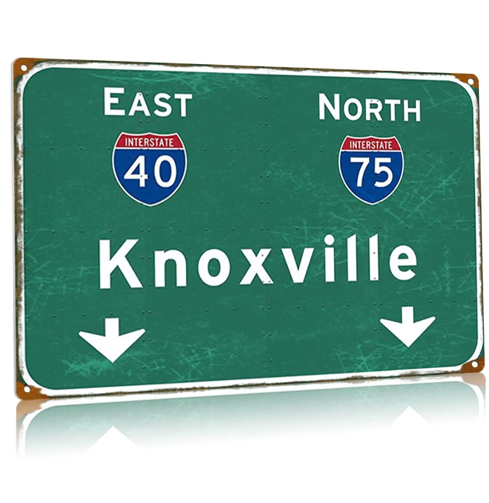 Городской дорожный знак Knoxville указатель направления шоссе металлический