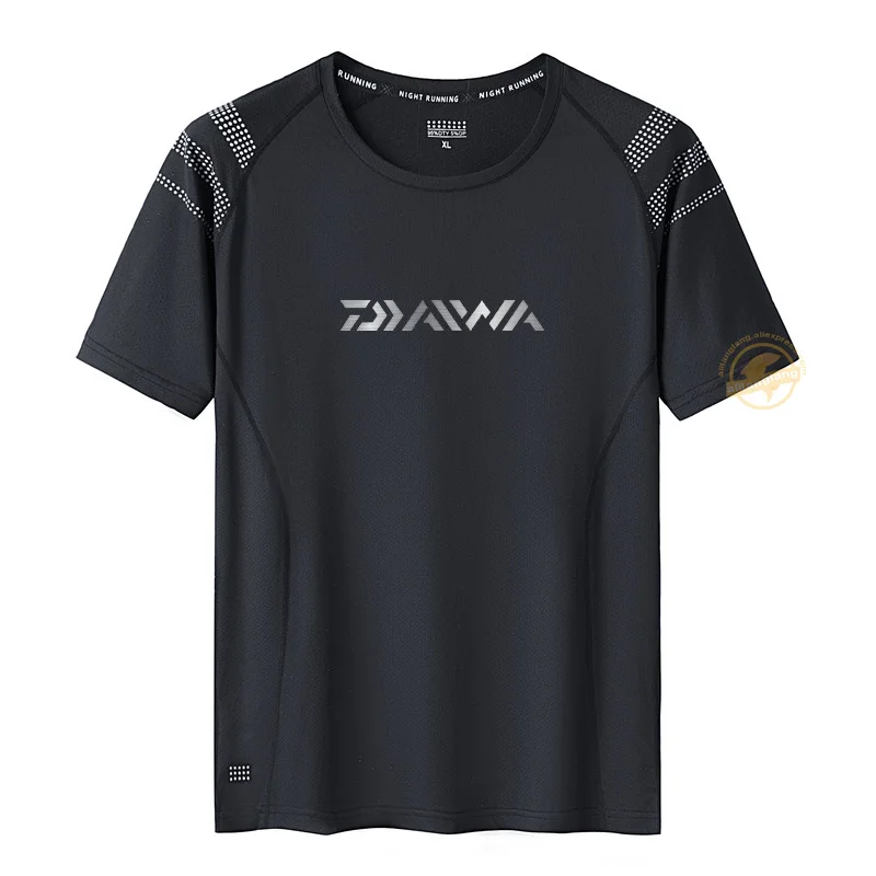 

2022 DAIWA Summer Casual Outdoor Sports Quick-drying Short-sleeved T-shirt Multifunctional Men's Quick-drying Sports T-shirt
