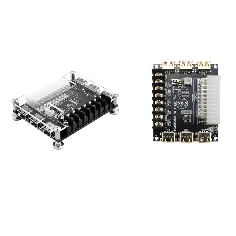 Плата блока питания ATX с 24 контактами/20 контактами модуль адаптера поддержкой 12-12