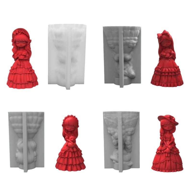 

Силиконовые формы, формы для глины в форме девушки, формы для рукоделия, инструменты для выпечки, антипригарный силиконовый материал для кухни, Прямая поставка