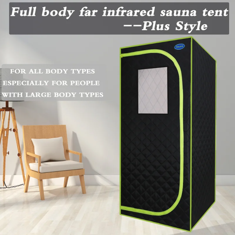 

[Flash Deal]Portable Plus Full-size Far Infrared Sauna Tent for At-home Spa Detoxification Treatments and Relaxation[US Stock]