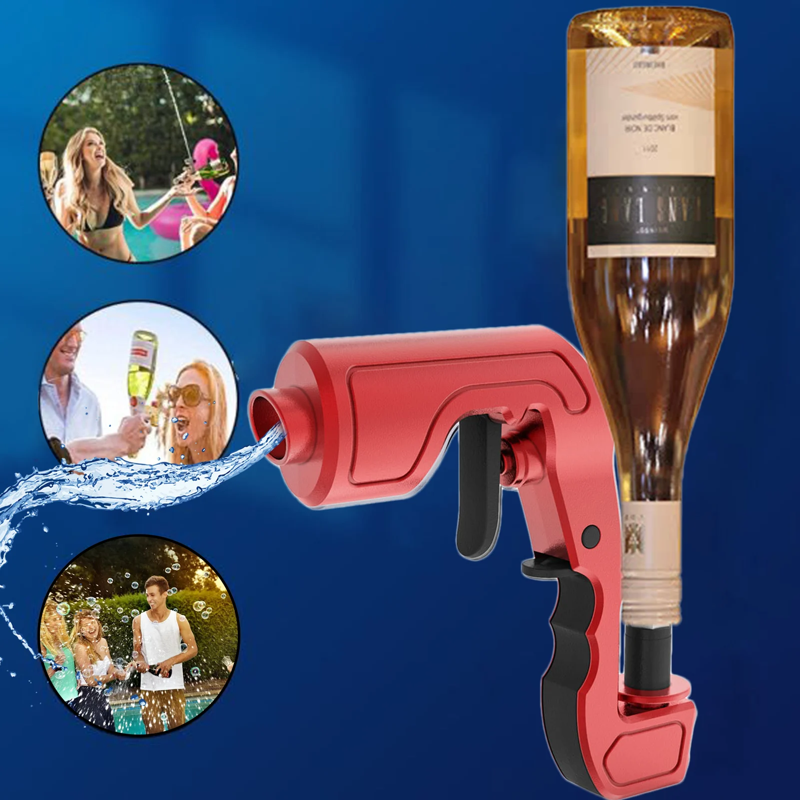 Винный пульверизатор для шампанского пистолет-распылитель пива вакуумный