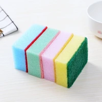 10pcs kitchen cleaning sponges brushes dish bowl cleaner pot pan scouring pad washing towel wiping rags cleaning accessories