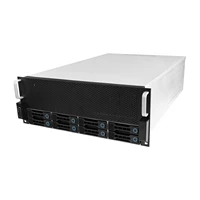 4u 8bays hotswap chassis 4 gpu nas 8 hdd server case storage case