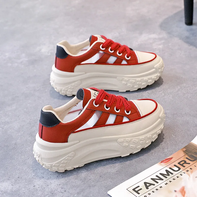 SHANPA универсальная обувь для скейтборда женская повседневная на толстой подошве