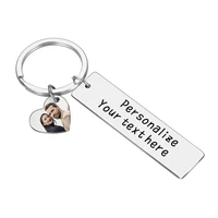 wedding anniversary birthday gifts couple keychain for boyfriend girlfriend customed private photo text i love you keyring