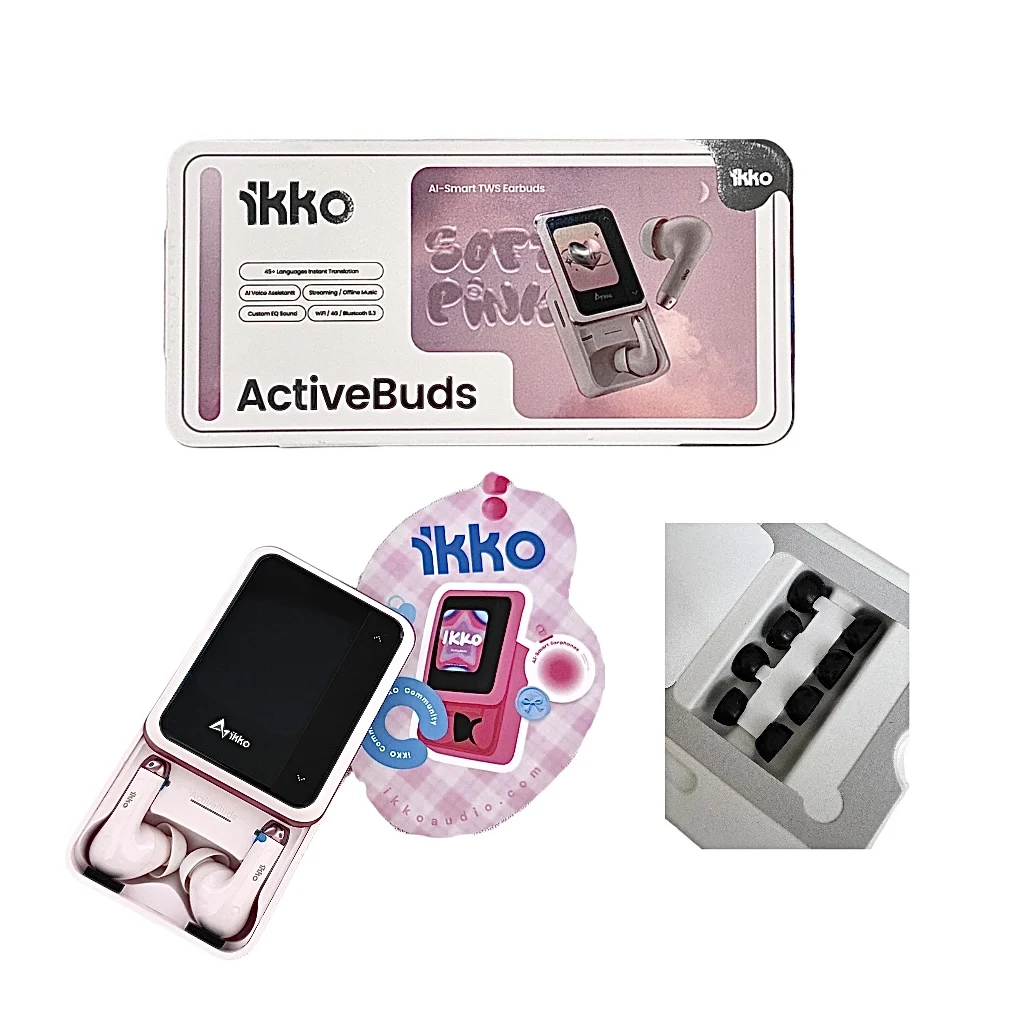 Фото Беспроводные внутриканальные наушники iKKO ActiveBuds AI с технологией DeepSeek, функцией записи, шумоподавлением и переводом в реальном времени, Bluetooth №3